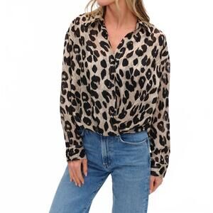 NEW SIX/FIFTY zuri top in cheetah